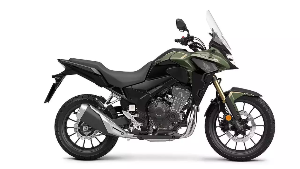 Honda CB500X is an adventure touring bike 